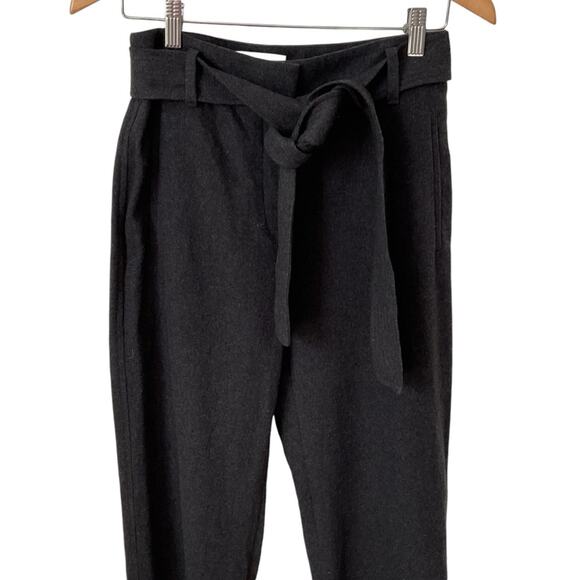 Aritzia Wilfred Tie-Front Pants wool belted wide leg pant - Picture 7 of 10